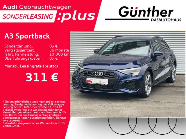 Audi A3 Sportback 45 TFSIe S-LINE+KAMERA+AHK+MATRIX