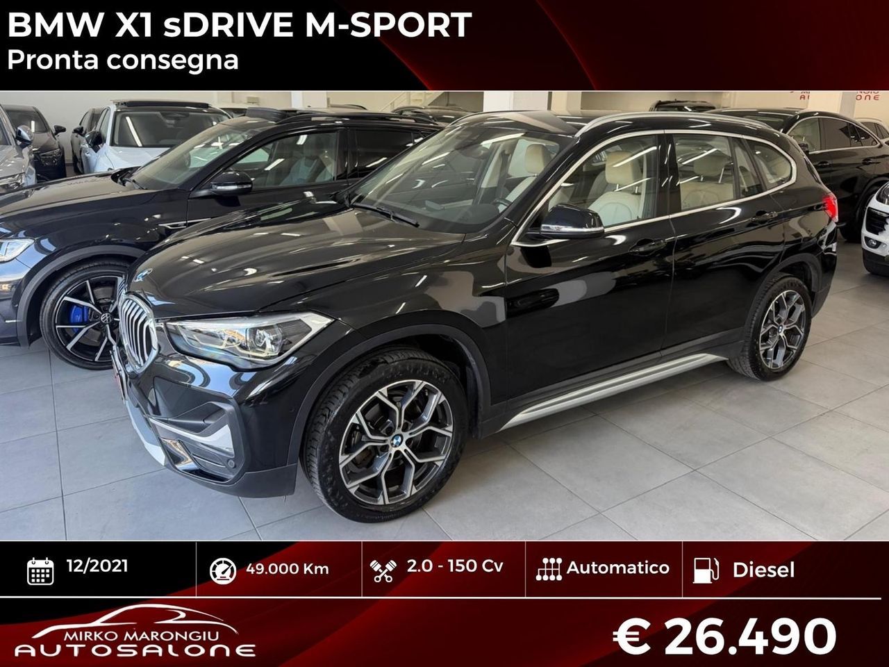 BMW Bmw X1 sDrive18d FINANZIABILE