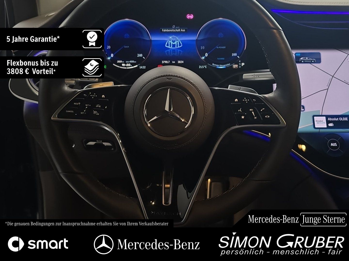 Fahrzeugabbildung Mercedes-Benz EQS 680 SUV Maybach twotone Exklusive FirstClass