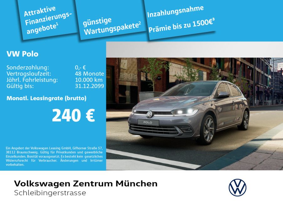 Volkswagen Polo 1.0 TSI Style AHK IQ.Light IQ.Drive Pano Sp