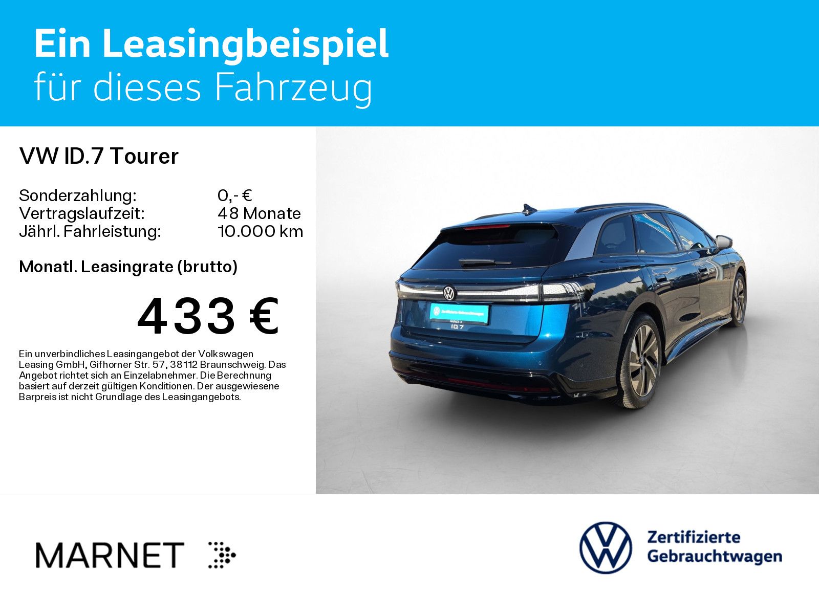 Volkswagen ID.7 Tourer Pro* Navi*Wärmep.*IQ-Light*IQ-Drive* imagem 3