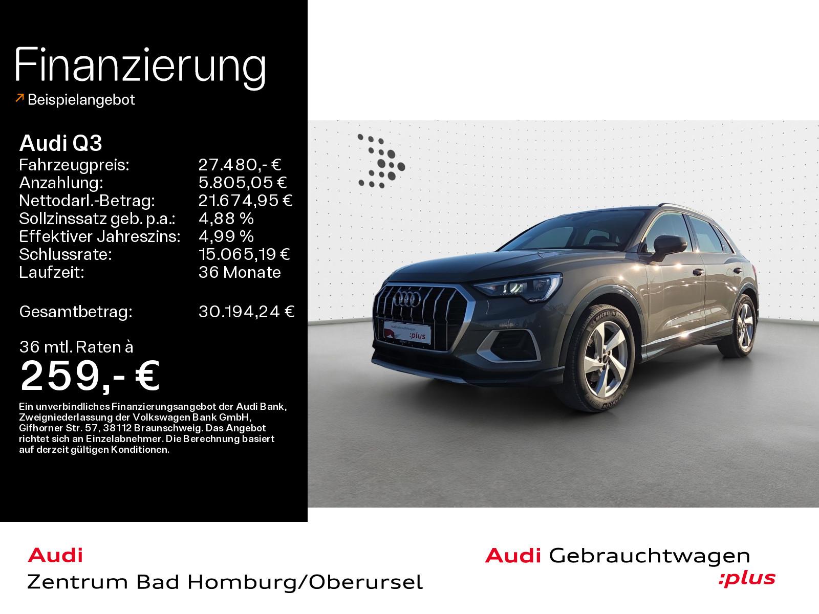Audi Q3 advanced 35 TDI*Navi*Alu*AHK*PDC*Virtual Cock