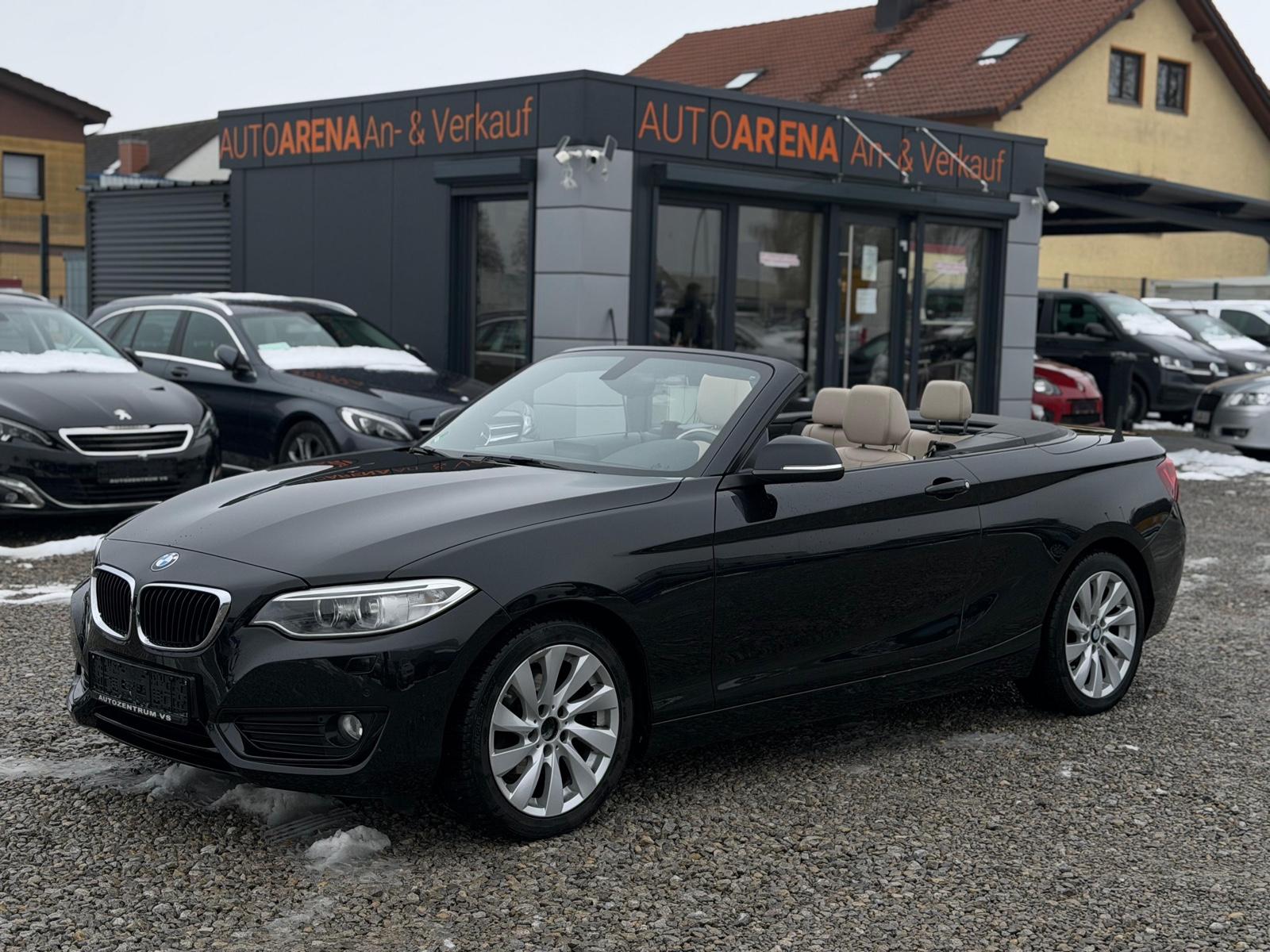 BMW 220 i Cabrio+Leder+Navi+PDC+Xenon+TÜV+S.Heizung+