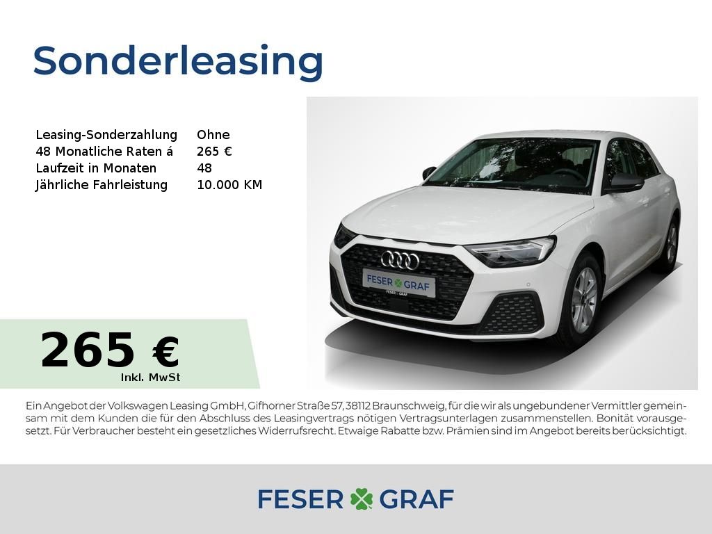 A1 Sportback 30 TFSI LED PDC Sitzh.