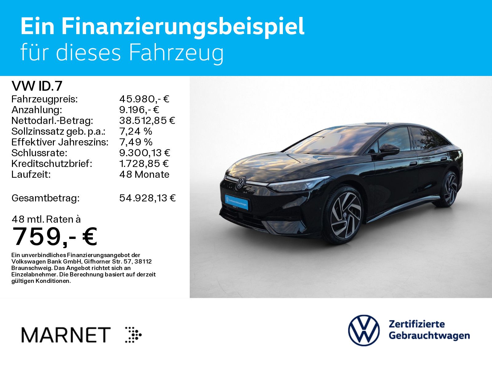 Volkswagen ID.7 Pro Black Style *Navi*Wärmep*IQ-Light*IQ-Dr imagem 2
