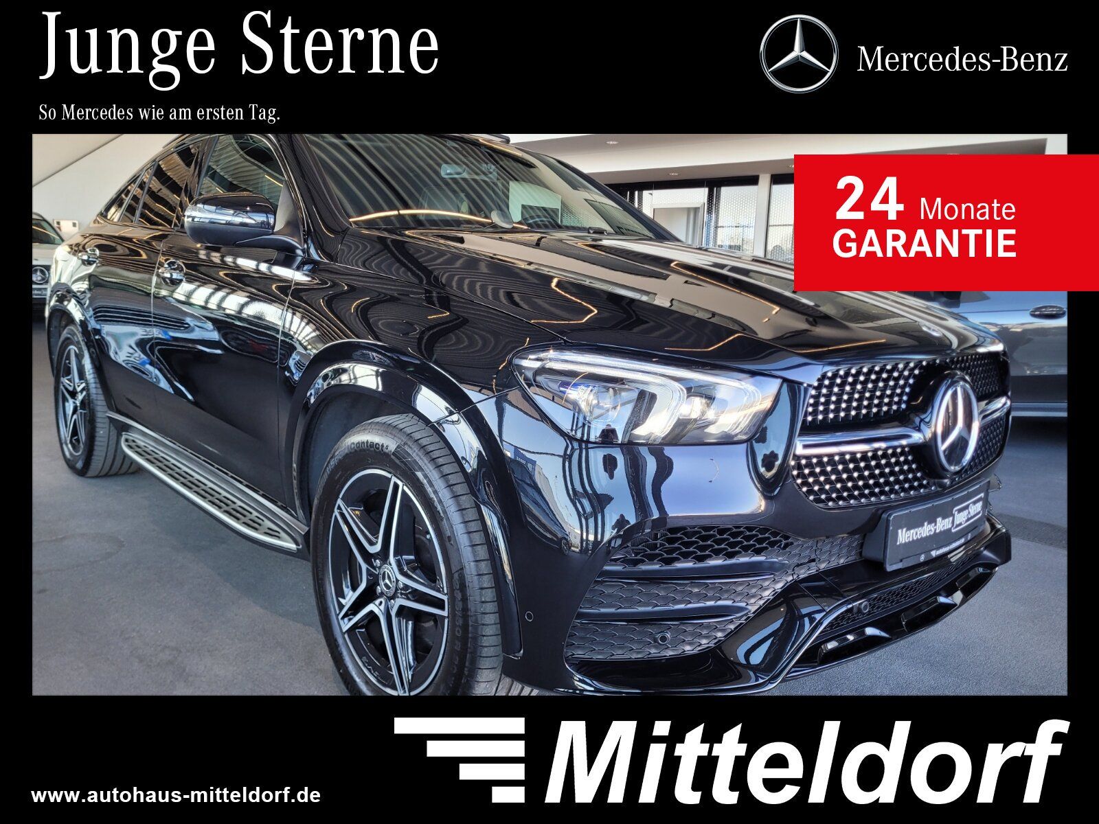 MERCEDES-BENZ GLE 400 d 4M Coupé AMG NIGHT FAP PANO AHK 360°