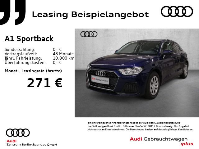 Audi A1 Sportback 25 TFSI Adv. S tronic *GRA*Virt.C*