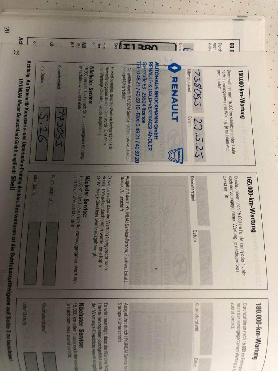 Fahrzeugabbildung Hyundai i30 cw Trend Heckschaden