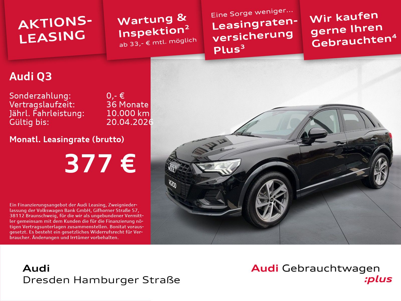 Audi Q3 35 TFSI advanced Matrix Navi AHZV S tronic