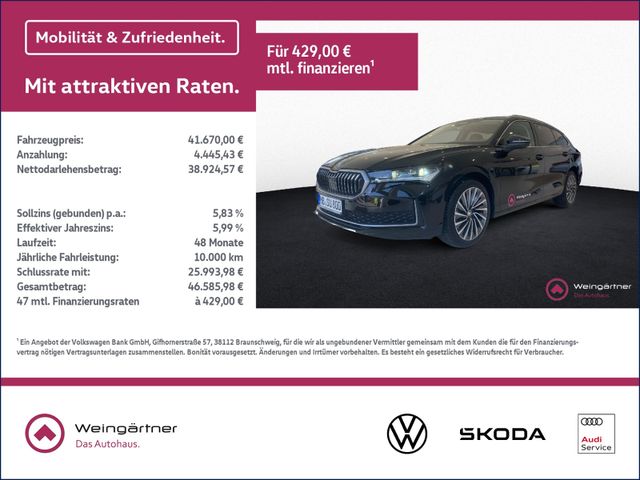 Superb Combi L&K 2.0 TDI, Standhzg, PANO, Rückka