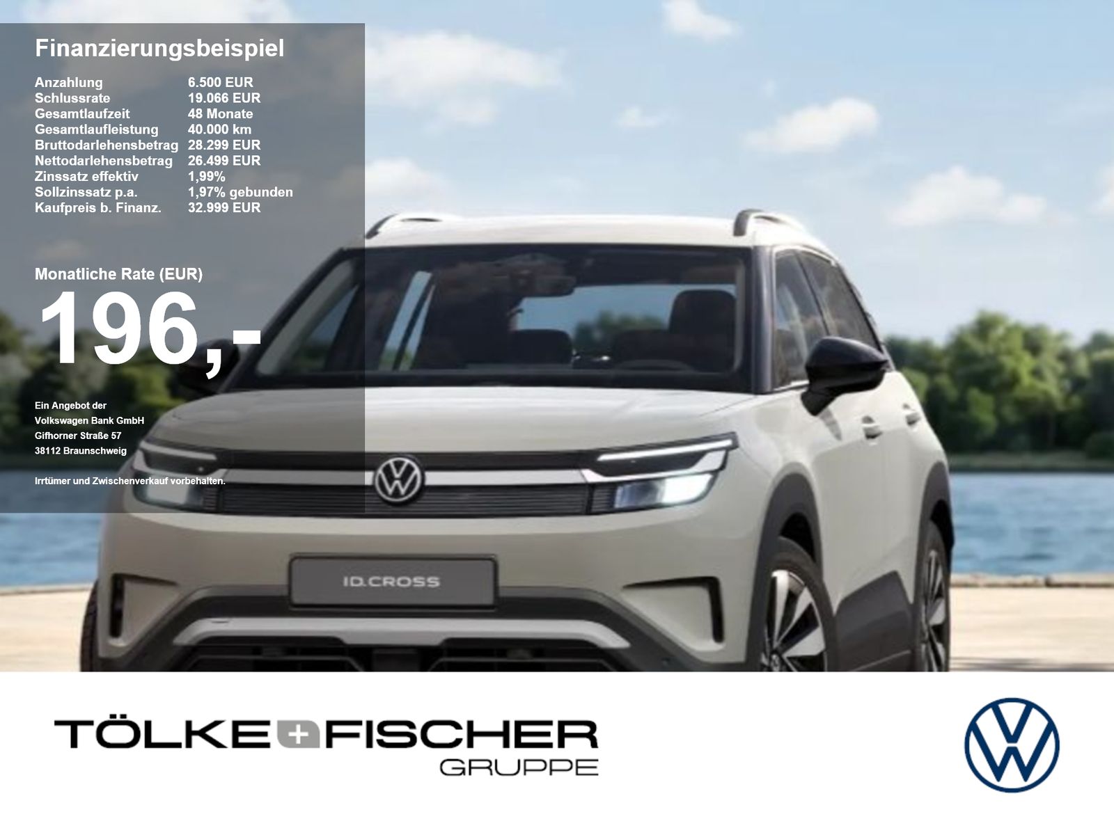 Volkswagen ID. Cross Life ACC/AHK abn. und abschl.