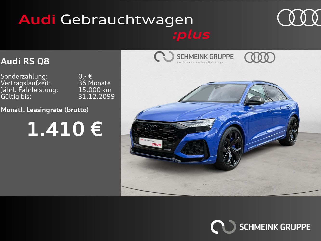 Audi RS Q8 tiptronic Exclusive Keramik B&O 305km/h