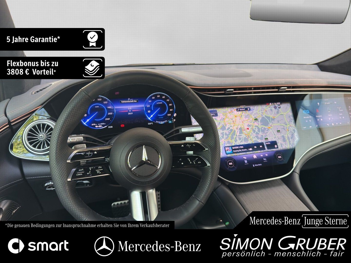 Fahrzeugabbildung Mercedes-Benz EQS 580 4M SUV AMG Premium+ Massage AHK 7 Sitze