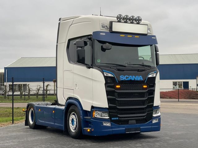 Scania S500 FULL AIR, LEATHER, 2X TANK, RETARDER, TOP!