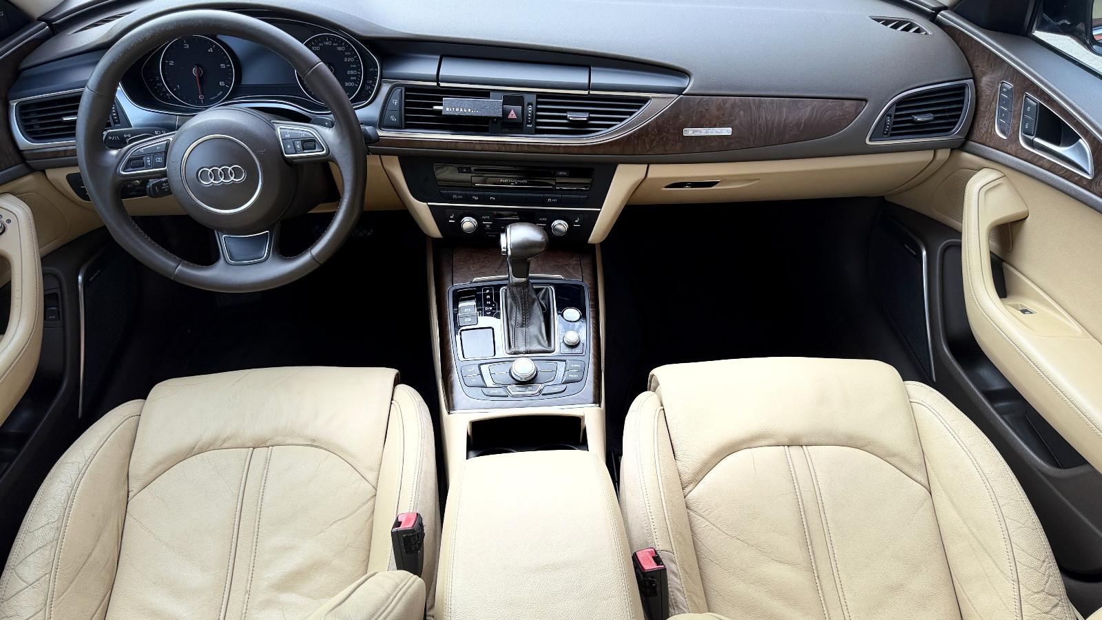 Audi A6 3.0 BiTDI quattro | 310 ch | BVA | Cuir beige | Bang & Olufsen | Affichage tête haute | Vision nocturne | Kit RS6