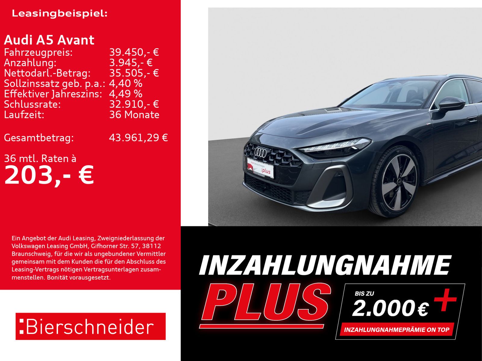 Audi A5 Avant TFSI S-Line AHK LED+ CAM ACC imagem 2