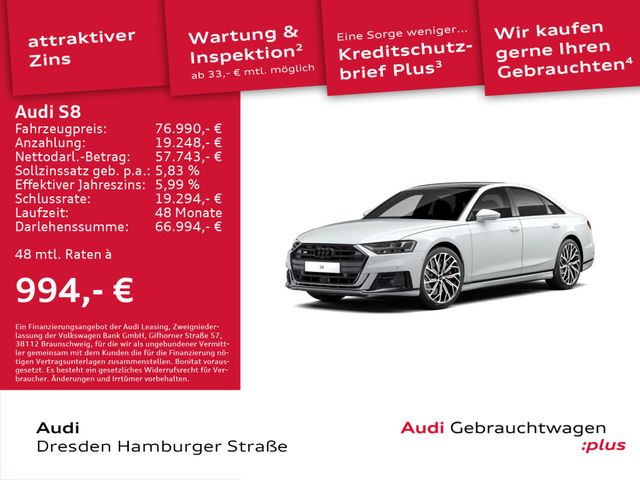 Audi S8 4.0TFSI quattro Matrix Panorama Standhz. AHZV