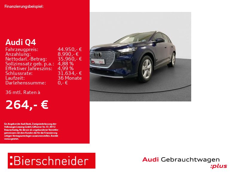 Audi Q4 50 e-tron qu advanced MATRIX HuD WÄPU CAM 5J.