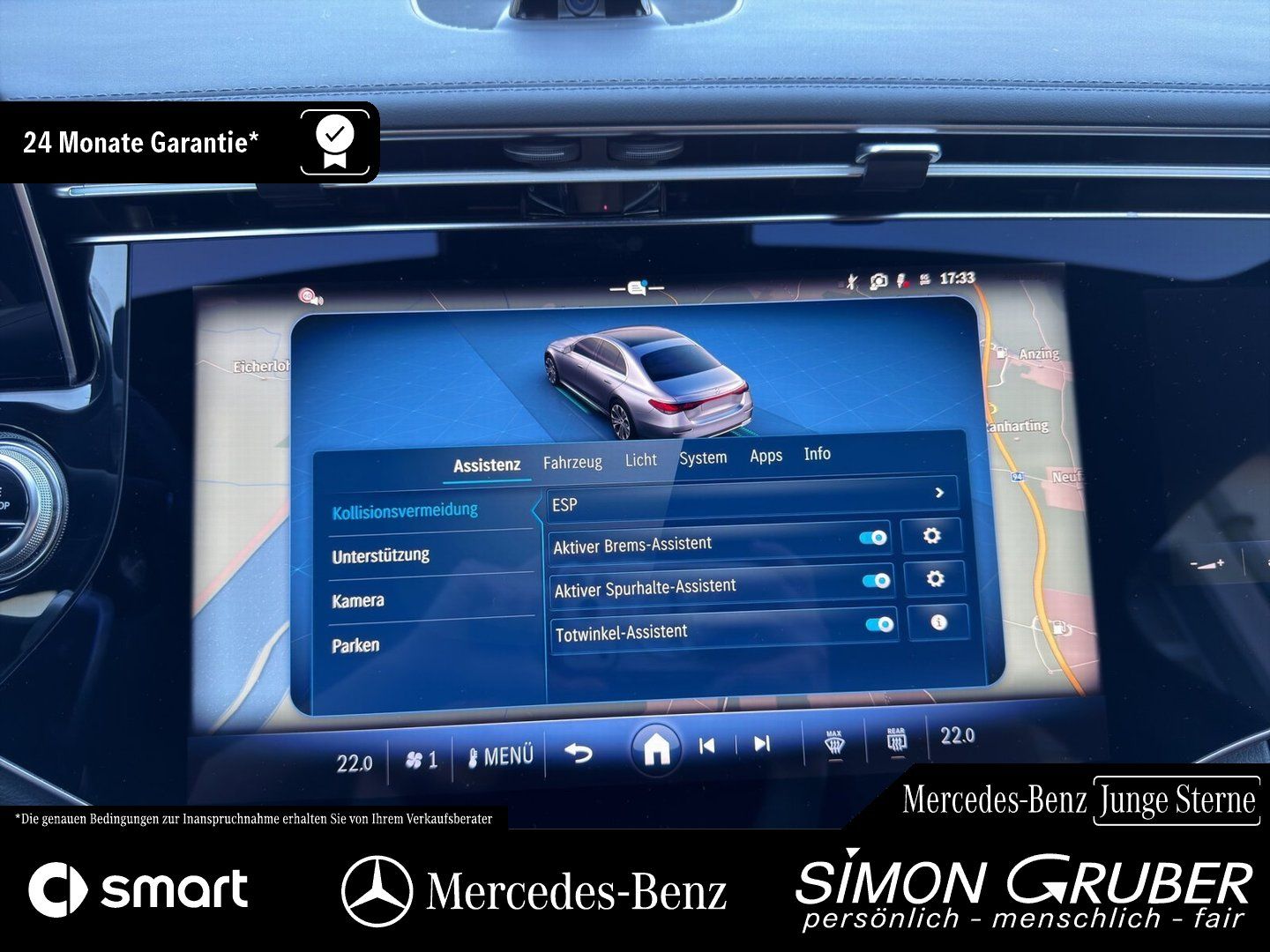Fahrzeugabbildung Mercedes-Benz E 220 d AMG Night Pano Burm Superscreen DigiL