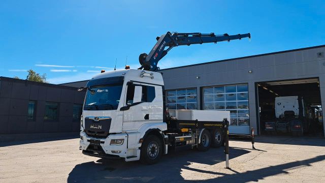 MAN TGS 26.510 BL 6x2 / Kran Hiab / Pritsche / AHK