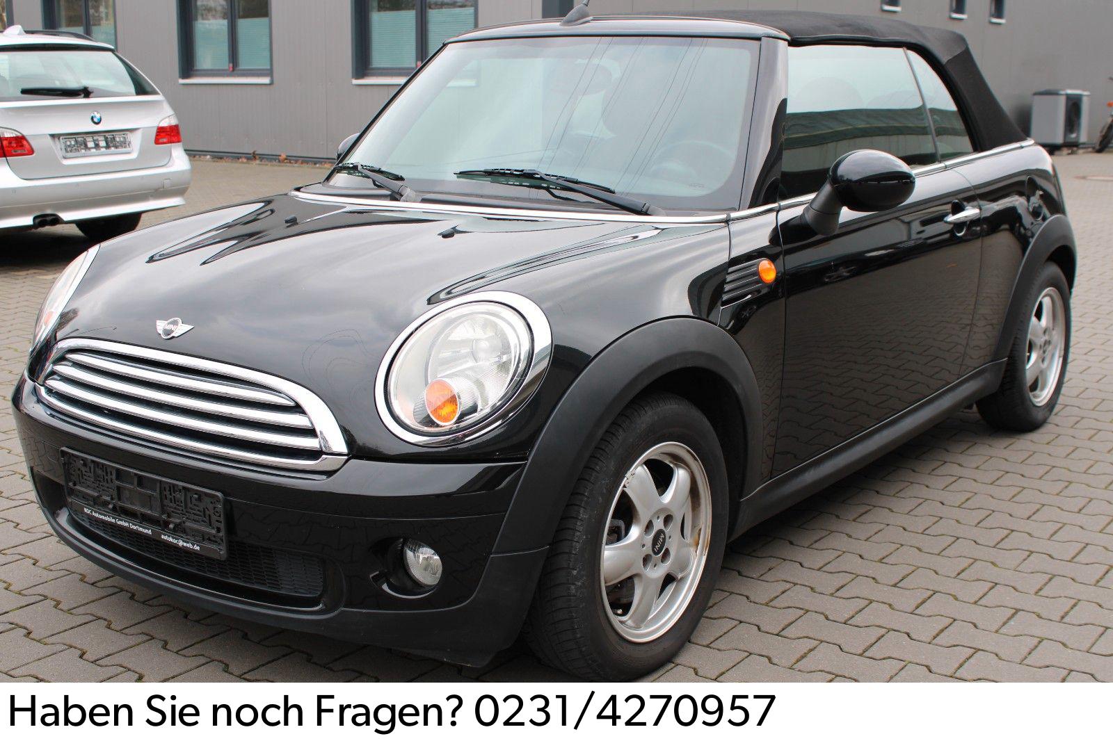 MINI COOPER Cabrio 1. Hand/Scheckheftgepf./Winterreif