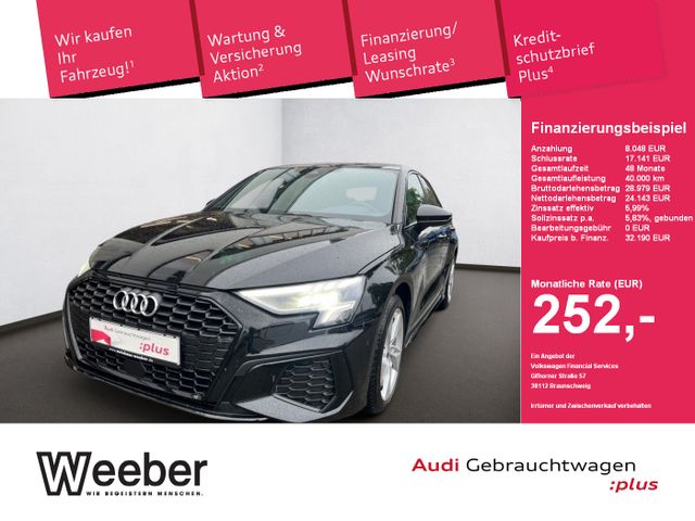 Audi A3 Sportback 35 TFSI S line NAVI*LED*AUT*OPTIK