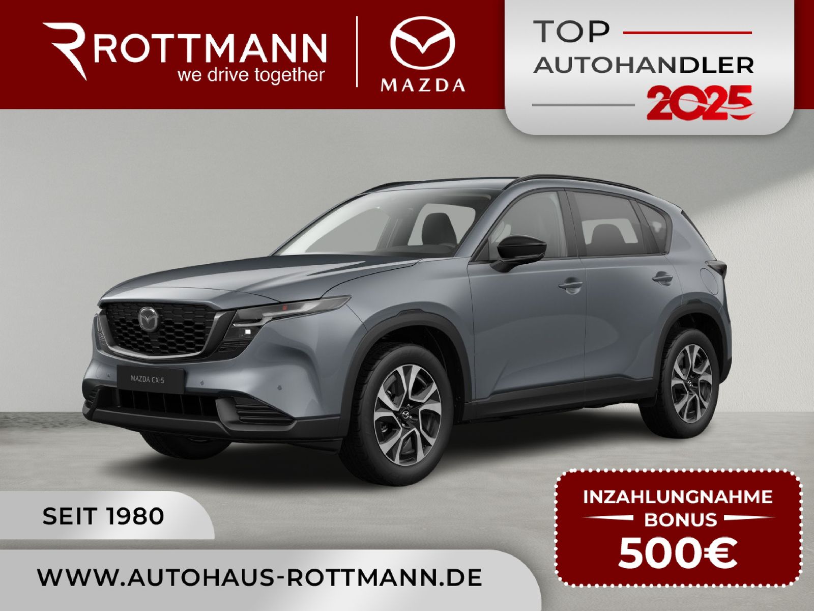 Mazda CX-5 2026 SKYACTIV-G 2.5 6AT CENTRE-Line T-Leder