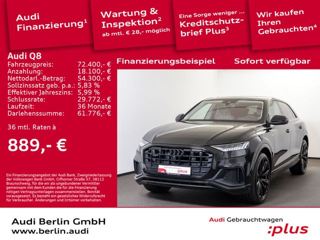 Audi Q8 50 TDI qu.tiptr. STDHZG MATRIX 360°K PANO HUD