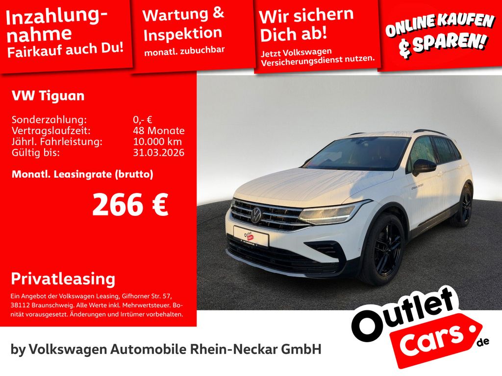 Tiguan 2.0 TDI Urban Sport DSG Navi AHK Kamera U