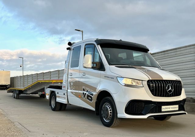 Mercedes-Benz Sprinter mini semi-trailer truck AMG double cab