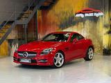 Mercedes-Benz SLK 200 Roadster BlueEfficiency~AMG LINE~LEDER - Mercedes-Benz SLK 200: Rot