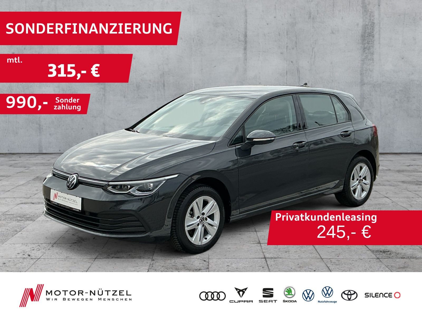 Volkswagen Golf VIII 1.5 TSI LIFE LEDplus+NAVI+ACC+SHZ+AHK
