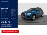 Audi Q3 2.0 TDI qu AHK LED NAVI SHZ GRA - blaue Audi Q3