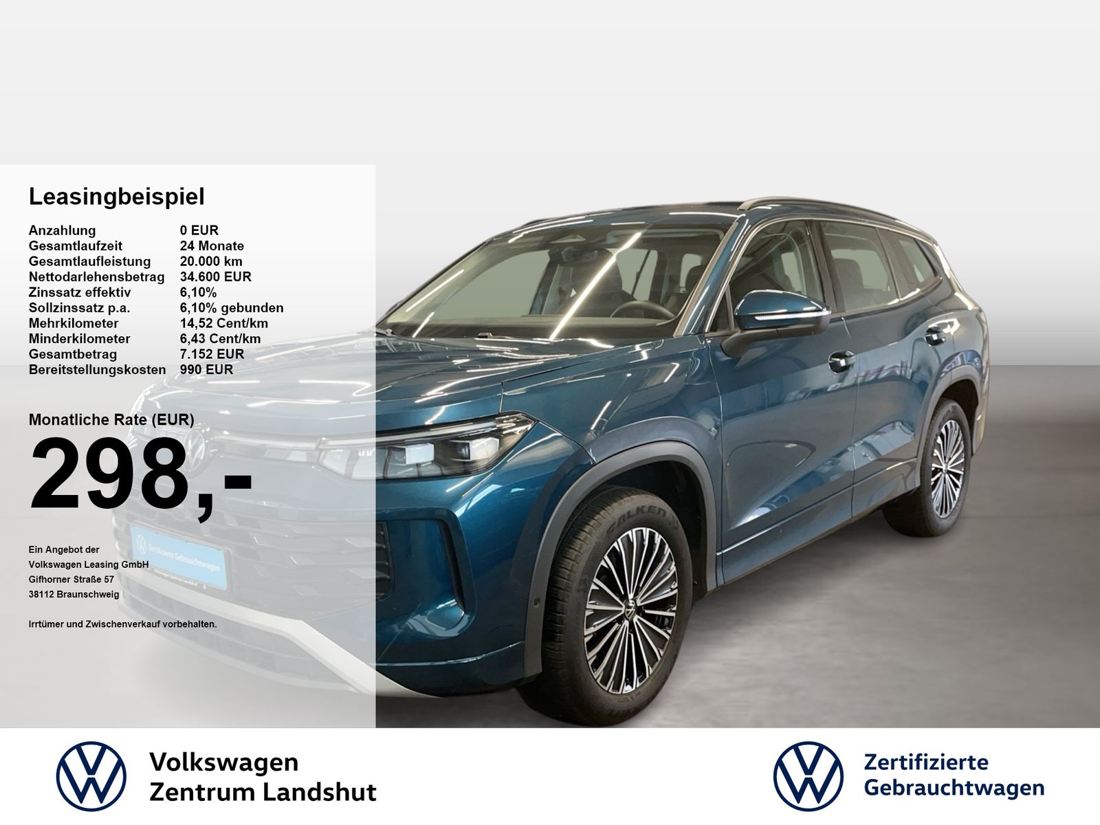 Volkswagen Tayron 1.5 eTSI DSG Life 360 ACC AUT Kam. LED
