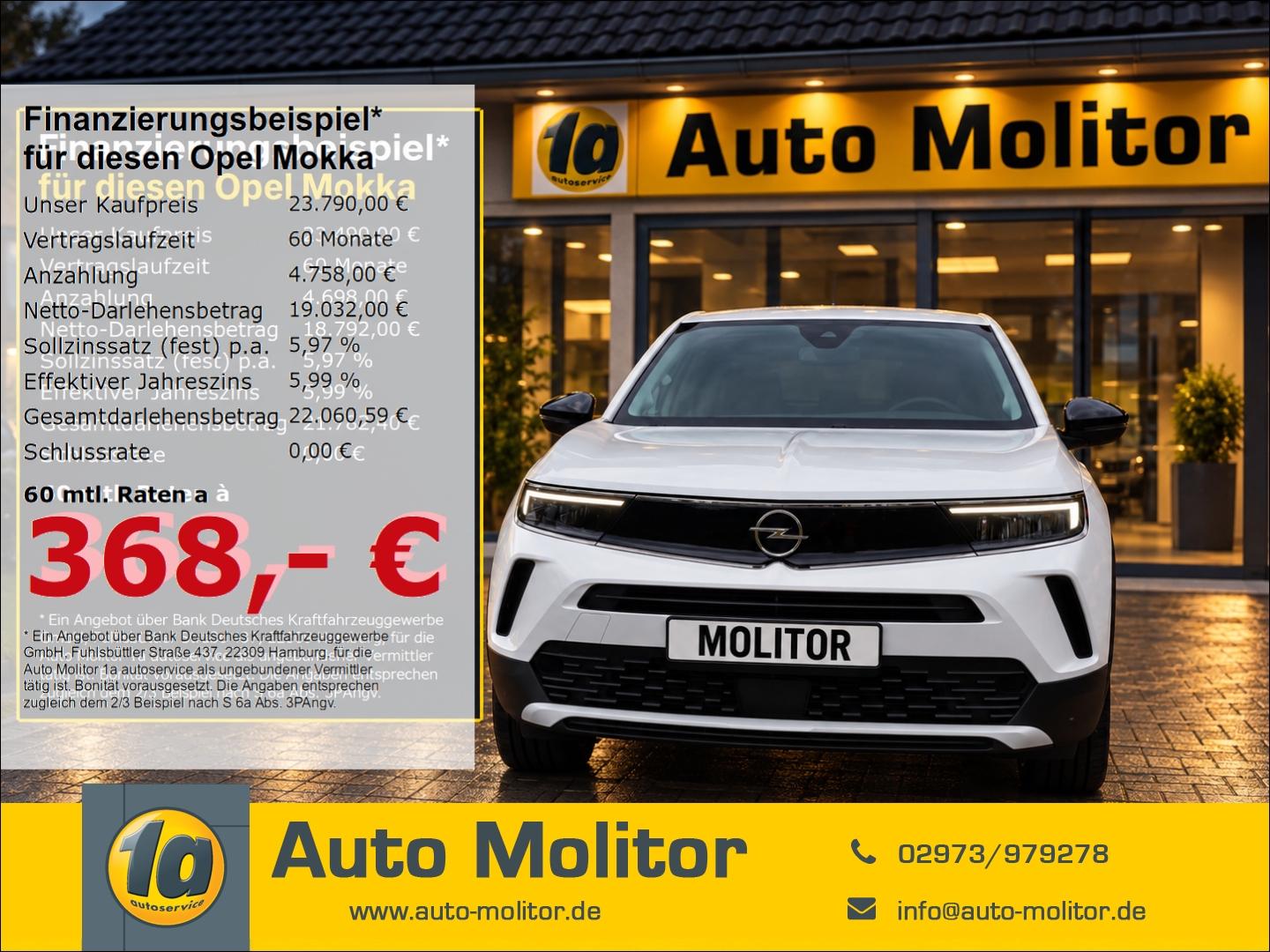 Opel Mokka e Digitales Cockpit LED Apple CarPlay Andr