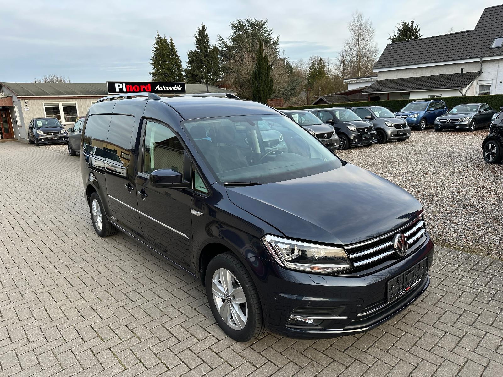 Volkswagen Caddy Maxi Highline 150PS-ACC-XENON-NAVI-AHK-KAM