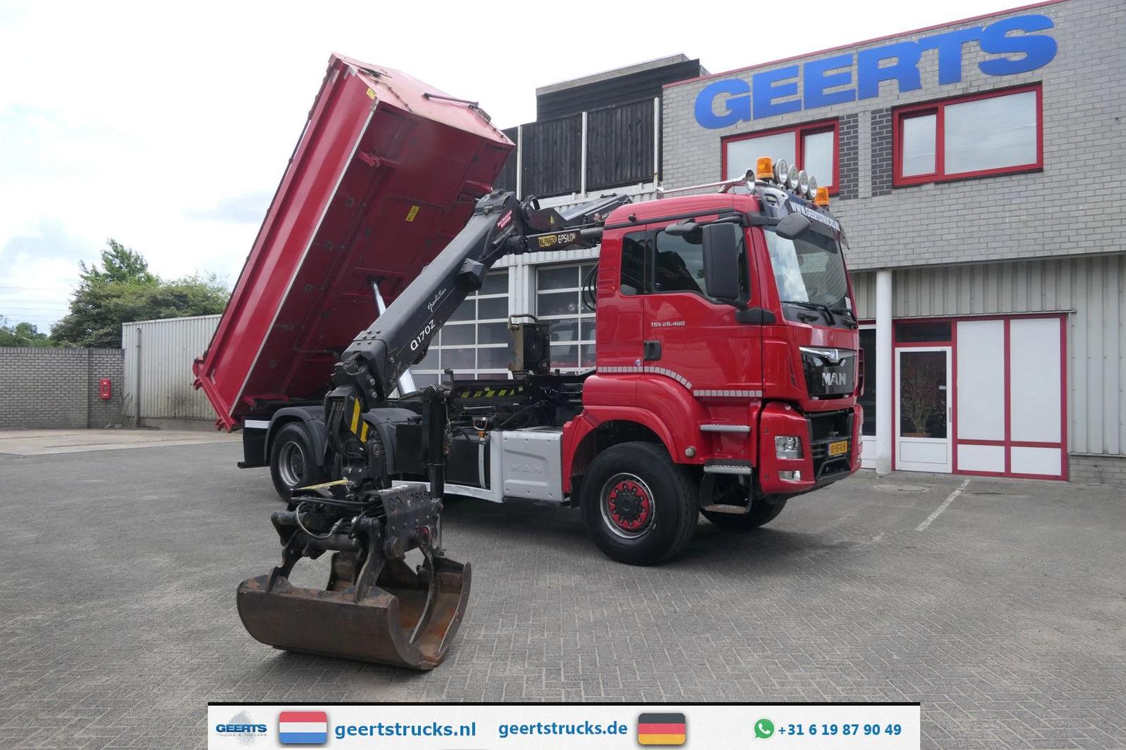 MAN TGS 26.480 | 6X6 | 2 Side Tipper + Hydraulic dus