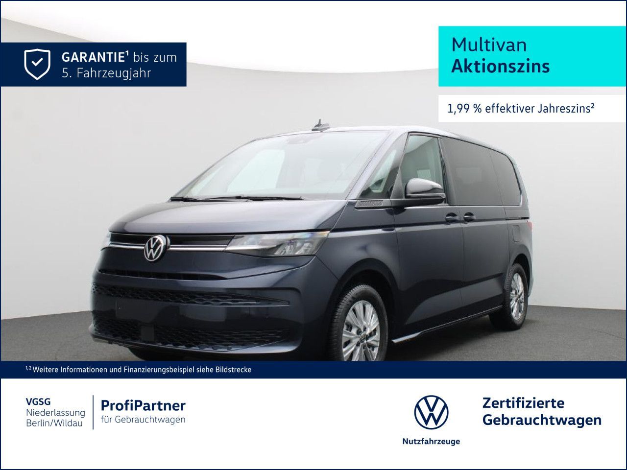 Volkswagen Multivan Life AHK ACC Navi SideAssist Bluetooth