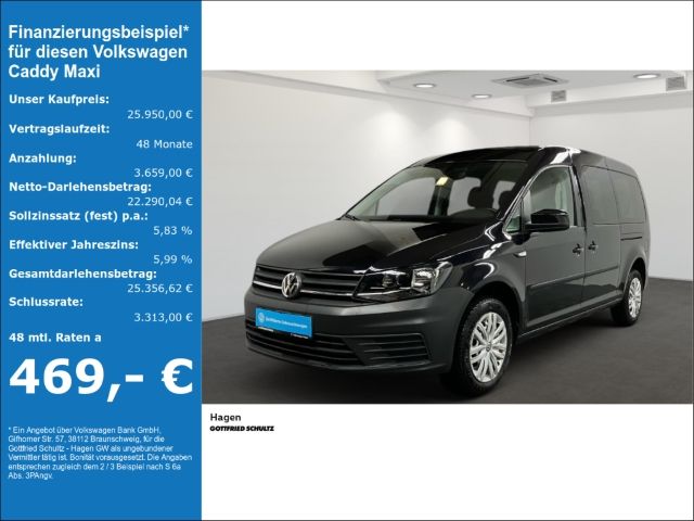 Volkswagen Caddy Maxi 2.0 TDI NAV AHK GRA SHZ PDC Trendline