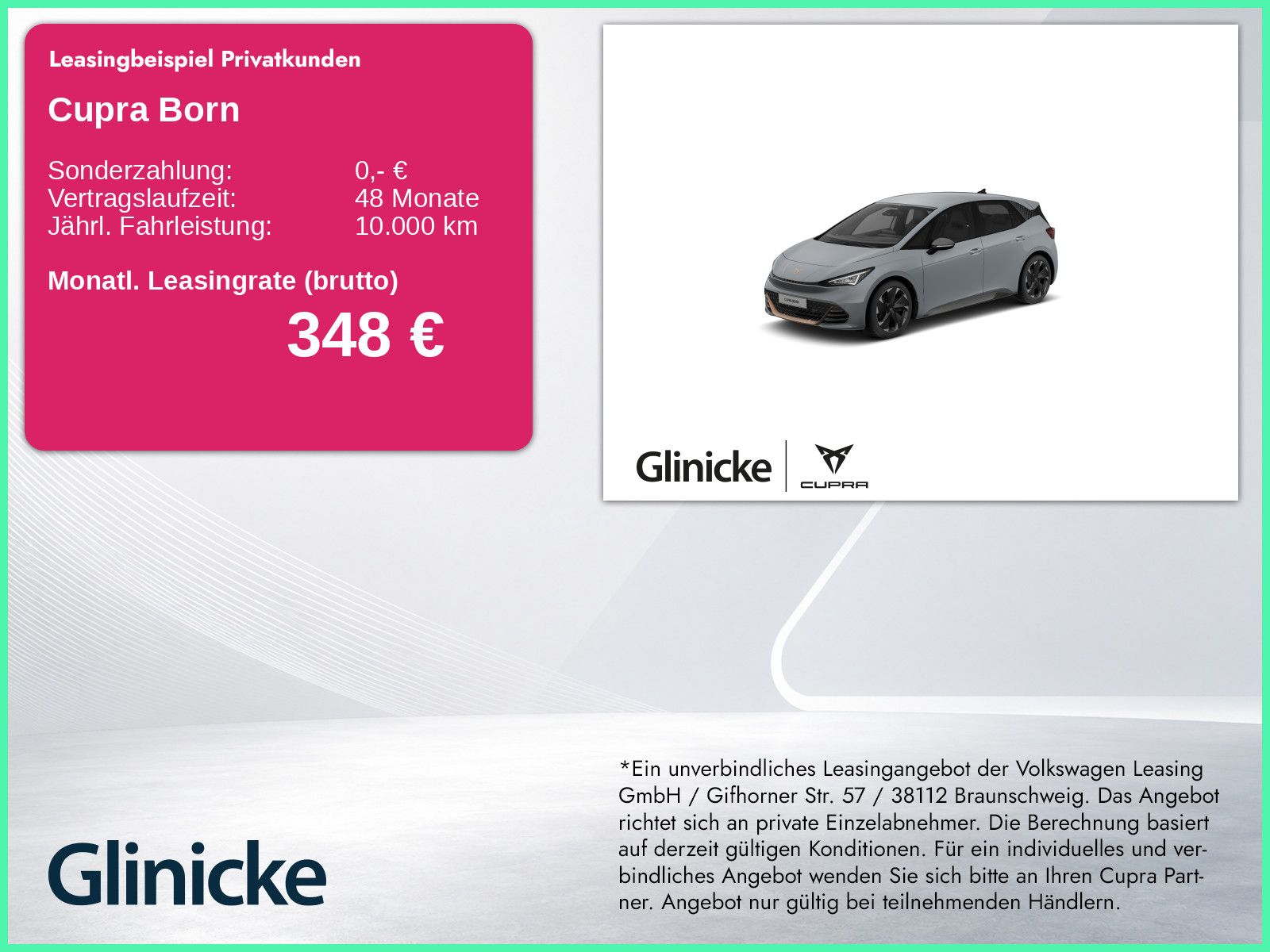 Cupra Born 170 kW Navi KAM KeylessLED Sitzhzg. Allwett