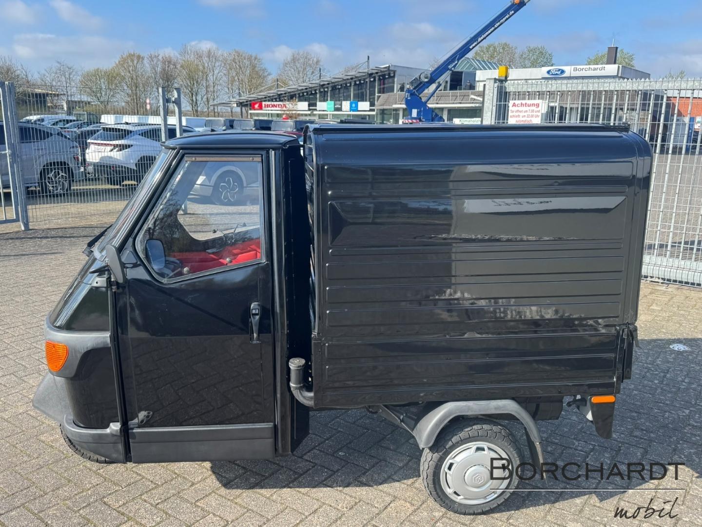 Piaggio APE 50 Kasten*sofort*Lieferung mögl.*Schwarz*