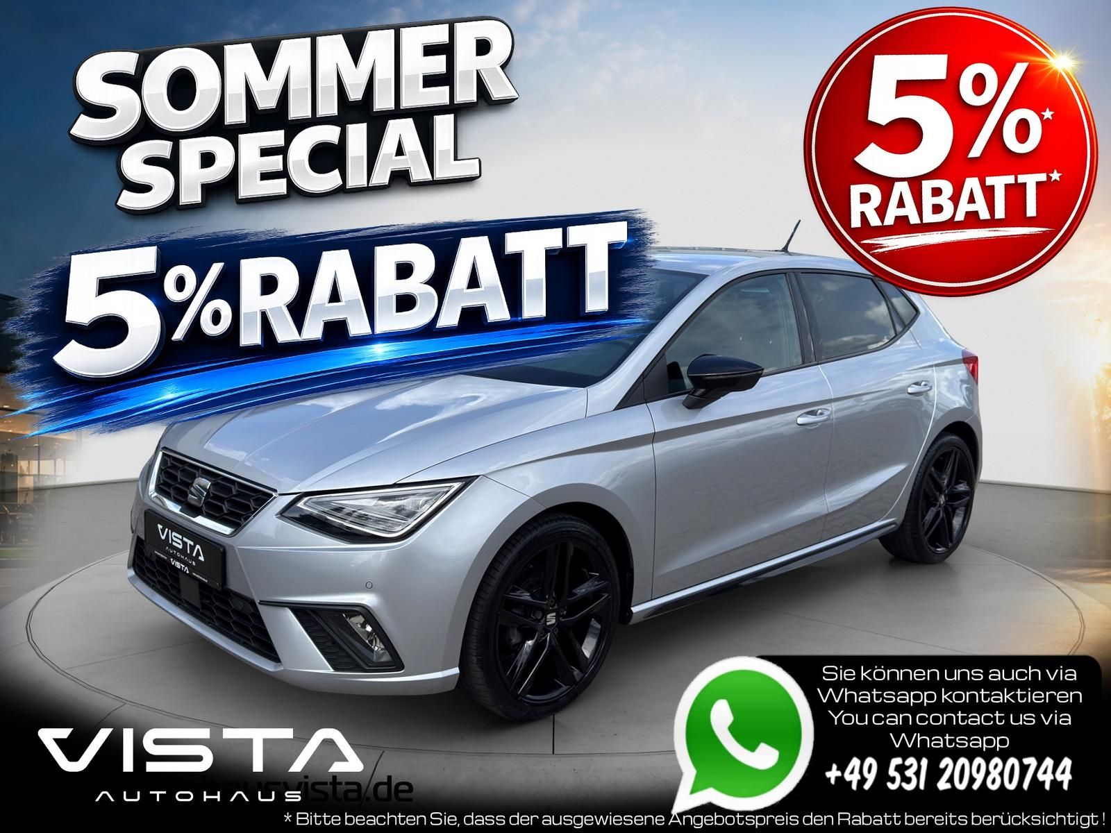 SEAT Ibiza FR Pro Black Edition*KAMERA*SHZ*FULL-LINK