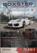 Porsche Boxster Spyder Schalter Traum - Porsche Boxster Spyder
