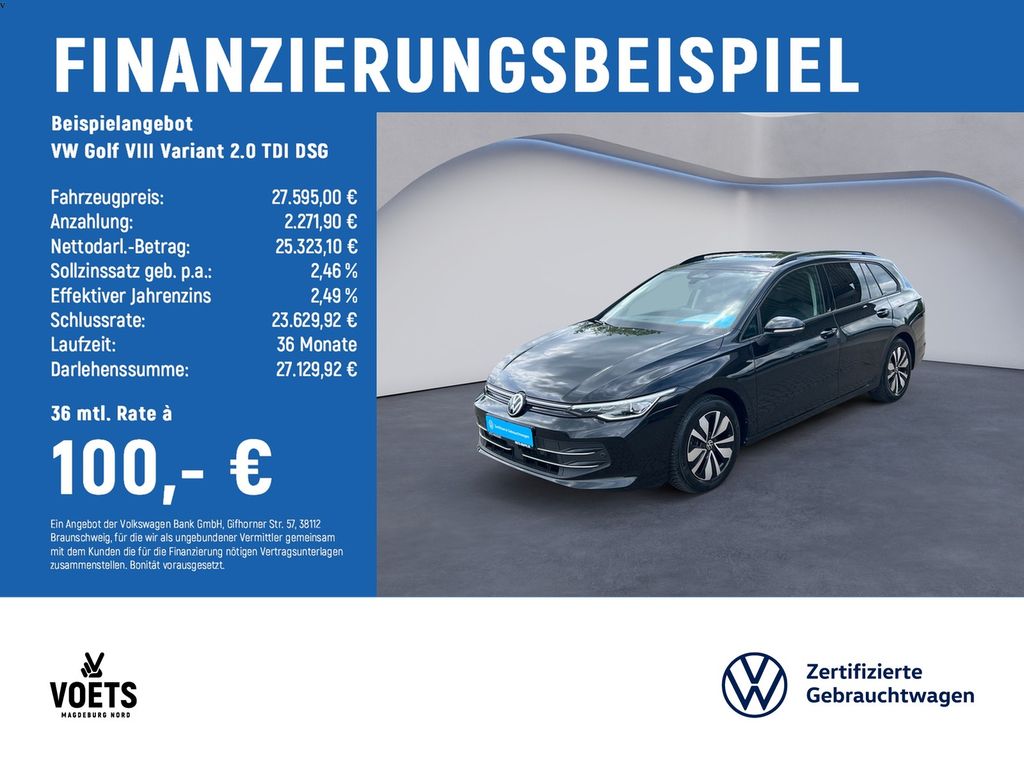 Golf VIII Variant  2.0  TDI  DSG Goal MATRIX-LED