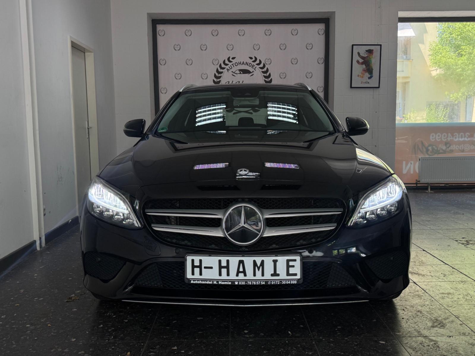 Mercedes-Benz C-Class T-MODELL AUTO NAVI CAM LEDER T-WINKEL 8-F, миниатюра 3