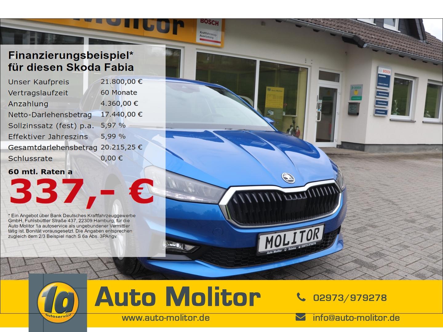Skoda Fabia 1,0TSI 85KW digitales Cockpit LED Sperrdif
