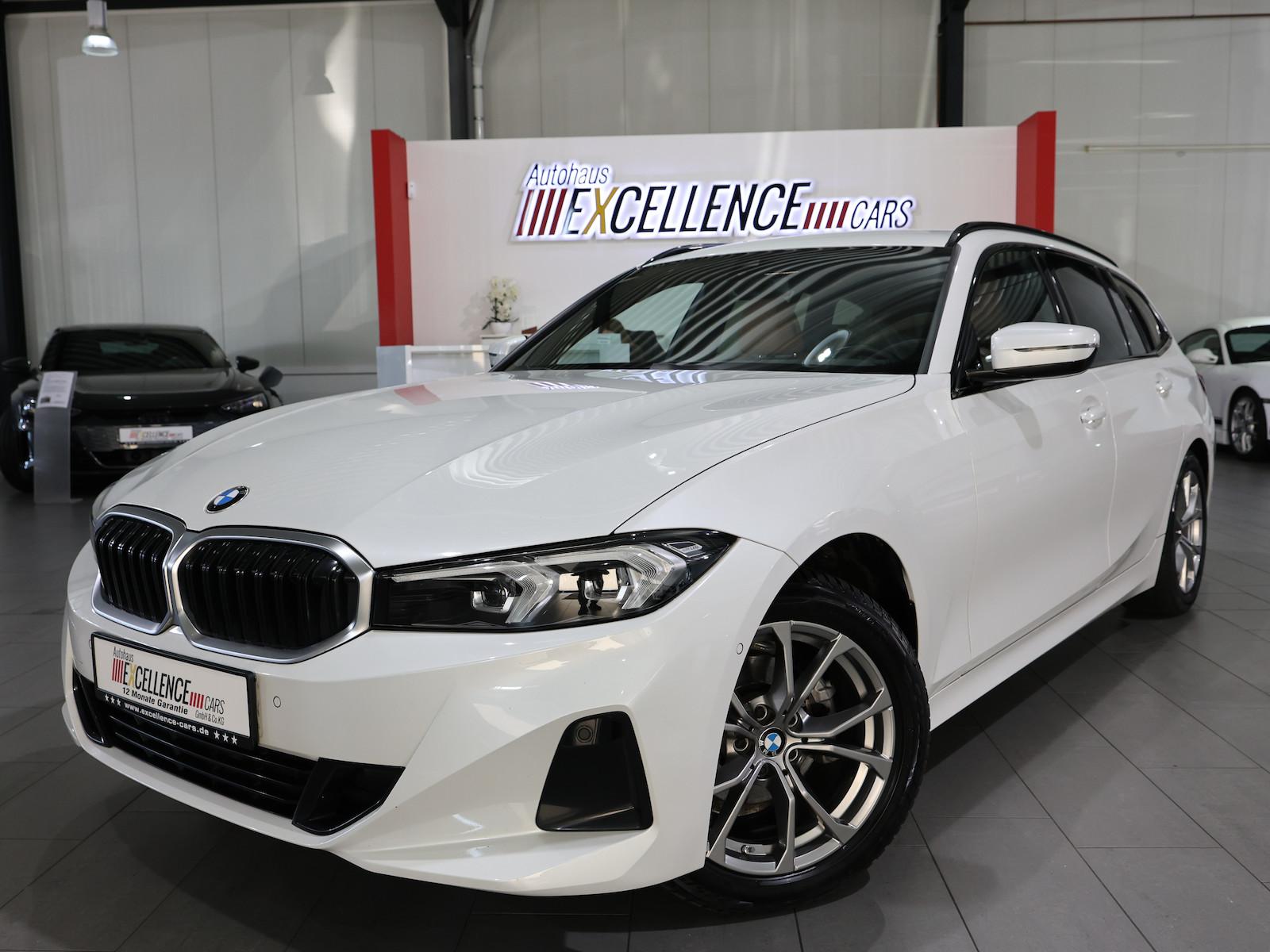 BMW 318d Touring SPORT WHITE & BROWN / CURCED, LED