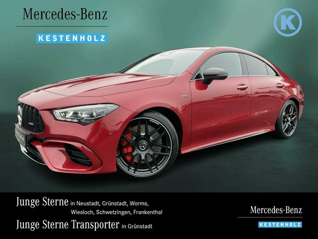 MERCEDES-BENZ CLA 45 S AMG 4M+ NIGHT+PERF-SITZ+AHK+BURME+KEYL