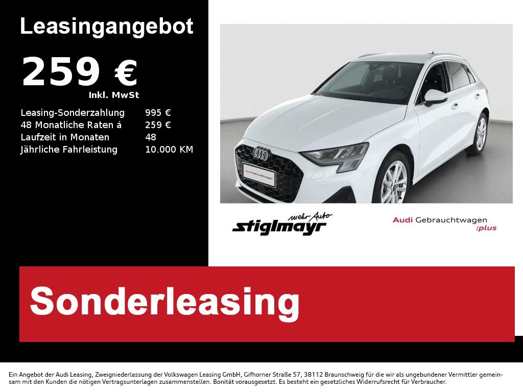 Audi A3 Sportback Advanced 30 TFSI S-tronic ACC+HUD+K