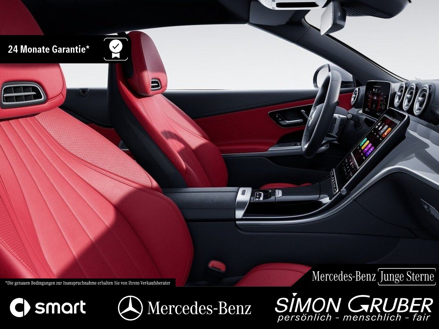 Fahrzeugabbildung Mercedes-Benz CLE 450 4M Cabrio AMG Leder rot 360 Burm 19 Zoll